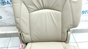 Left rear seat Lexus RX300 RX330 RX350 RX400h 04-09 beige leather, dry-cleanable, wrinkled