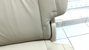 Left rear seat Lexus RX300 RX330 RX350 RX400h 04-09 beige leather, dry-cleanable, wrinkled