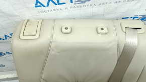 Right rear seat Lexus RX300 RX330 RX350 RX400h 04-09, beige leather, with belt, with armrest, dry-cleanable, wrinkled