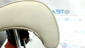 Rear left headrest, 2nd row, Lexus RX300 RX330 RX350 RX400h 04-09, leather, beige, dry-cleanable