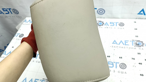 Rear left headrest, 2nd row, Lexus RX300 RX330 RX350 RX400h 04-09, leather, beige, dry-cleanable