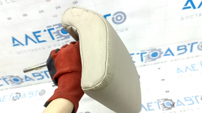 Rear center headrest for Lexus RX300 RX330 RX350 RX400h 04-09, leather, beige, dry-cleanable