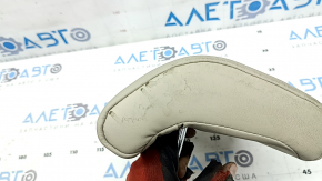 Rear center headrest for Lexus RX300 RX330 RX350 RX400h 04-09, leather, beige, dry-cleanable