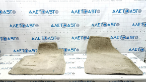 Set of floor mats for Lexus RX300 RX330 RX350 RX400h 04-08 beige, dry-cleaned