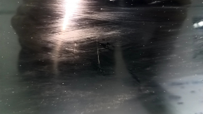 Tesla Model X 22-25 center roof molding with parking sensors, scratches, broken fasteners, torn seal