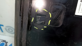 Tesla Model X 22-25 center roof molding with parking sensors, scratches, broken fasteners, torn seal