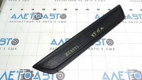 Outer front left door sill trim for BMW X3 F25 11-17, black with chrome insert, M-Sport, scratches on chrome