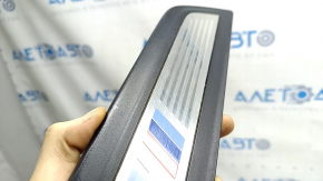 Outer front left door sill trim for BMW X3 F25 11-17, black with chrome insert, M-Sport, scratches on chrome
