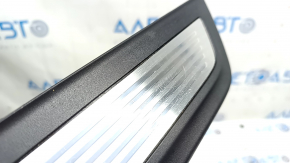 BMW X3 F25 11-17 black outer door sill plate with chrome insert, M-Sport, scratches on chrome