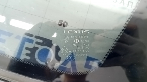 Rear right window, blind glass, Lexus RX300 RX330 RX350 RX400h 2008, tinted, with molding