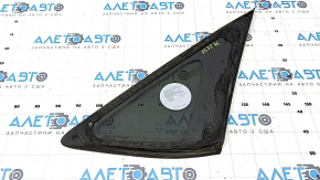 Rear left window, blind glass, Lexus RX300 RX330 RX350 RX400h 04-08, tinted, with molding, molding mount broken