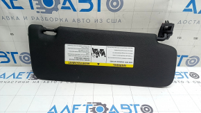 Left visor for BMW X3 F25 11-17, black, scuffed