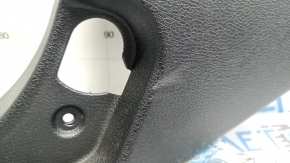 BMW X3 F25 11-17 black lower left front pillar trim with caps, scuffs