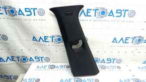 BMW X3 F25 11-17 center pillar trim, upper belt, left, black, scratches, broken mount