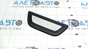 BMW X3 F25 11-17 black outer rear door sill with chrome insert, M-Sport, scratches on chrome