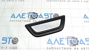 BMW X3 F25 11-17 black outer rear door sill with chrome insert, M-Sport, scratches on chrome