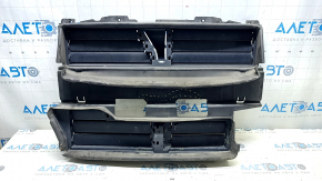 Lincoln MKZ 17-20 radiator deflector louver assembly with motor, cracks, breaks