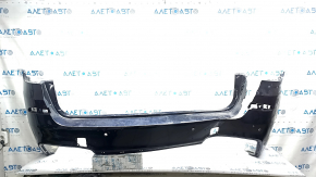 Bare rear bumper for BMW X3 F25 15-17 with parking sensors, M Sport, tears, scratches, broken fasteners
