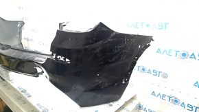 Bare rear bumper for BMW X3 F25 15-17 with parking sensors, M Sport, tears, scratches, broken fasteners
