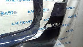 Bare rear bumper for BMW X3 F25 15-17 with parking sensors, M Sport, tears, scratches, broken fasteners