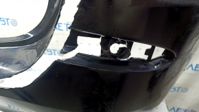 Bare rear bumper for BMW X3 F25 15-17 with parking sensors, M Sport, tears, scratches, broken fasteners