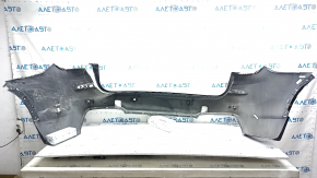 Bare rear bumper for BMW X3 F25 15-17 with parking sensors, M Sport, tears, scratches, broken fasteners