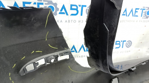 Bare rear bumper for BMW X3 F25 15-17 with parking sensors, M Sport, tears, scratches, broken fasteners