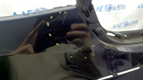Bare front bumper BMW X3 F25 15-17 M-Sport, black 416, scratches, scuffs, broken fasteners