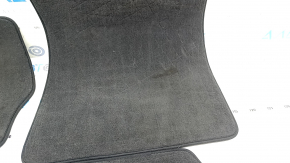Set of floor mats for BMW X3 F25 11-17, black cloth, for cleaning
