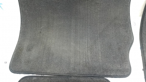 Set of floor mats for BMW X3 F25 11-17, black cloth, for cleaning