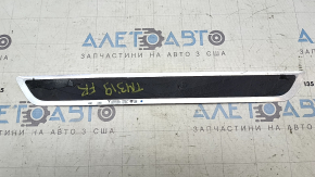 Tesla Model 3 18" front right outer door sill plate, chrome, scratches