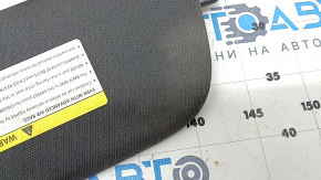 Left sun visor for Audi A6 C8 19-23 with backlight, black, without hook, dry-cleanable