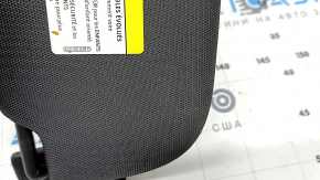 Right sun visor for Audi A6 C8 19-23 with backlight, black, without hook, dry-cleanable
