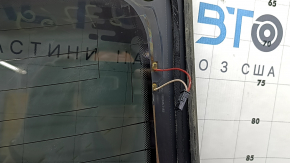 Audi A6 C8 rear window 19-24 scratched, non-factory tinted, scratched