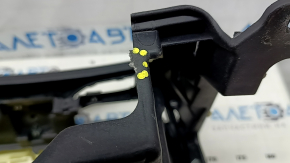 Lincoln MKZ 13-20 black dashboard panel without airbag, wood grain inserts, broken frame