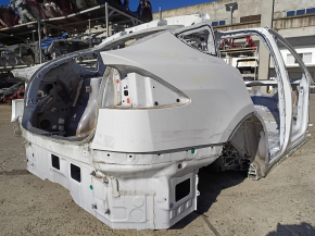 Tesla Model X 22-25 white PPSW rear right quarter wing, on the body