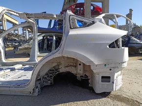 Tesla Model X 22-25 white PPSW rear left quarter wing, on the body