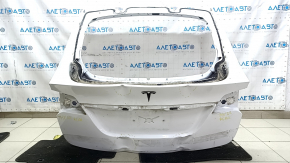 Tesla Model X 22-25 White PPSW Naked Trunk Door, Dents 