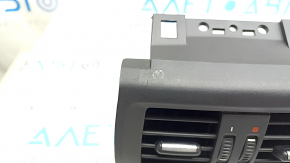 BMW X3 F25 11-17 center console duct, black, scratches, needs cleaning