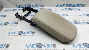 BMW X3 F25 15-17 armrest, elfenbein-weiss leather with red stitching
