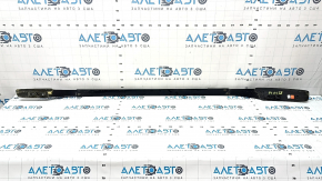 Left longitudinal roof rail for Lexus RX300 RX330 RX350 RX400h 04-09, black, with bumpers
