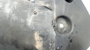 The rear lower control arm trim, right BMW X5 G05 19-24, is torn and dented.