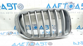 Right radiator grille BMW X3 F25 15-17 nostril, chrome