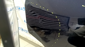 Bare rear right door BMW X3 F25 11-17 black 416, dented, scratches, painted 0.25-0.30