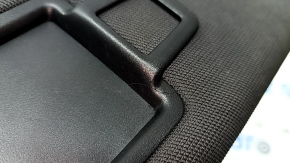 Left sun visor for Audi A6 C8 19-23 with backlight, black, without hook, dry-cleanable
