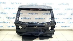 The trunk door is bare, BMW X3 F25 11-17 black 416, dents, bumps