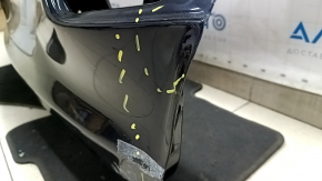 The trunk door is bare, BMW X3 F25 11-17 black 416, dents, bumps