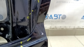 The trunk door is bare, BMW X3 F25 11-17 black 416, dents, bumps