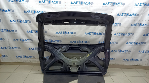 The trunk door is bare, BMW X3 F25 11-17 black 416, dents, bumps