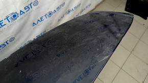 The trunk door is bare, BMW X3 F25 11-17 black 416, dents, bumps